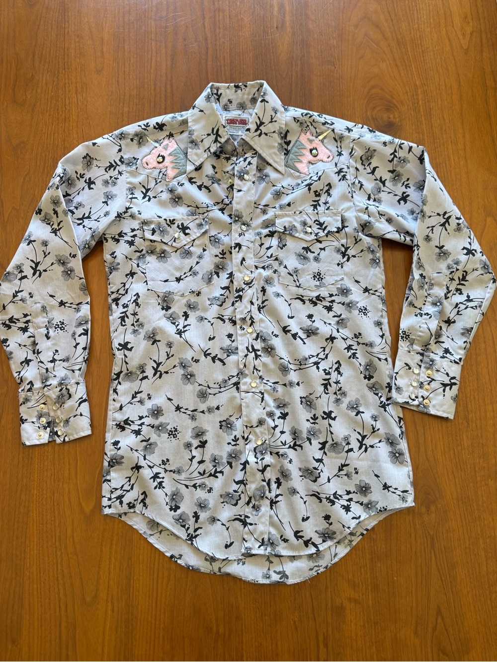 Denver Westerns Unicorn Button Down Shirt